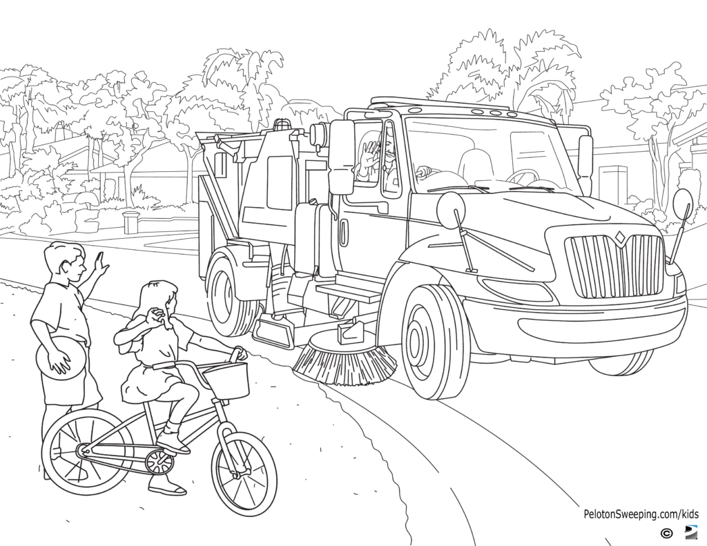 Sweeper-Coloring Page A-Basic