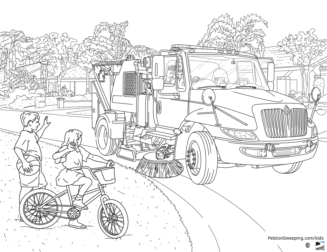 Sweeper-Coloring Page A-Detail