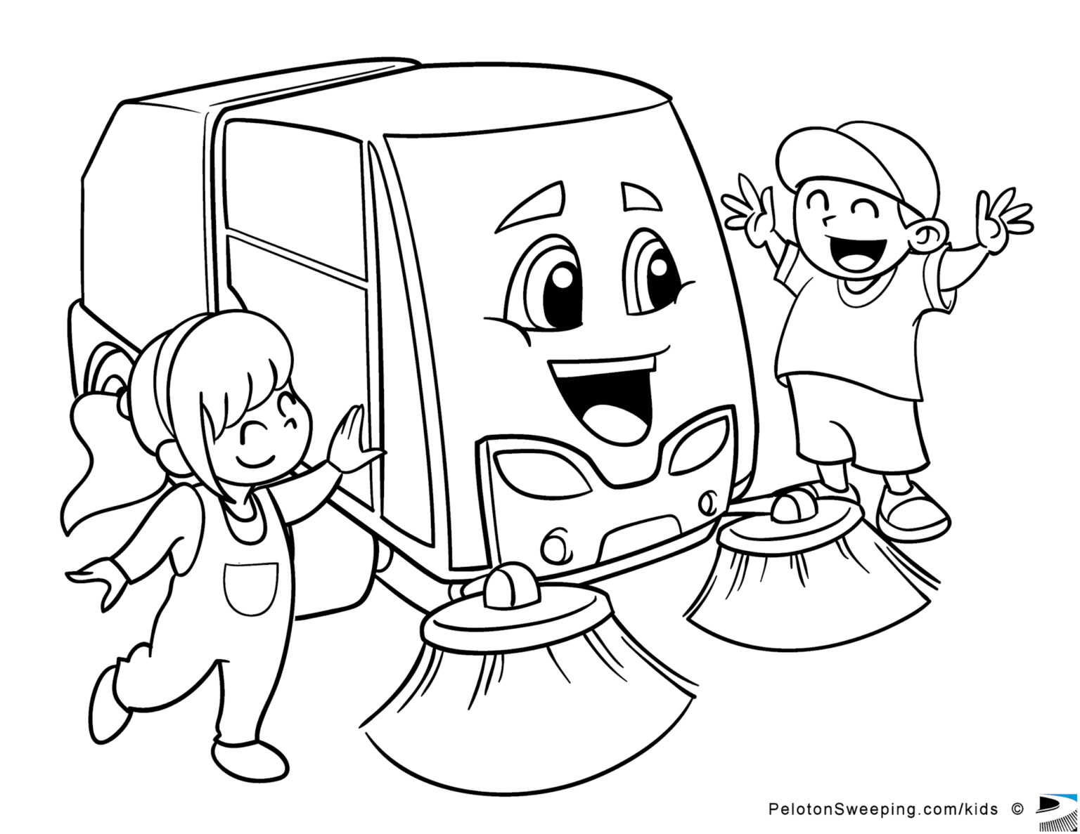 ColoringBook Peloton Sweeping